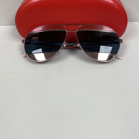 Dior Pink Blue Mirrored Logo Aviators NeverUsed - Picture 13 of 14